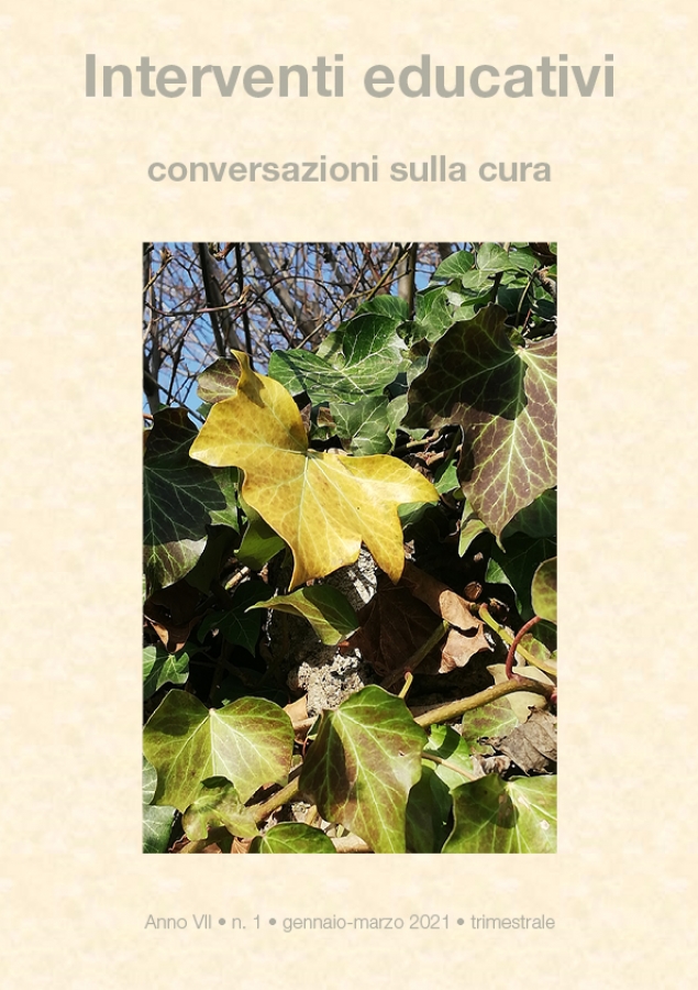 Interventi Educativi #1-2021 – Lettera ai lettori