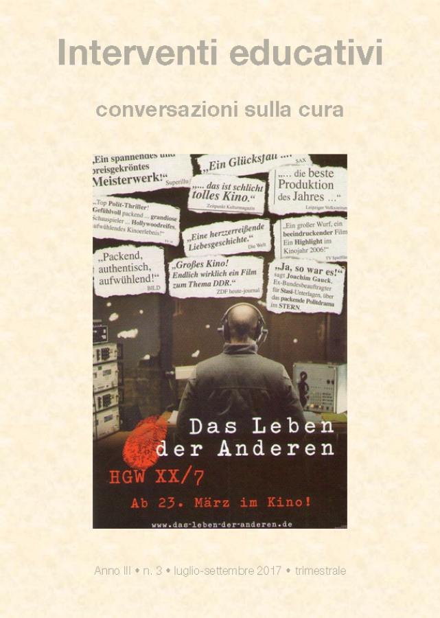 Interventi Educativi #3-2017 – Lettera ai lettori