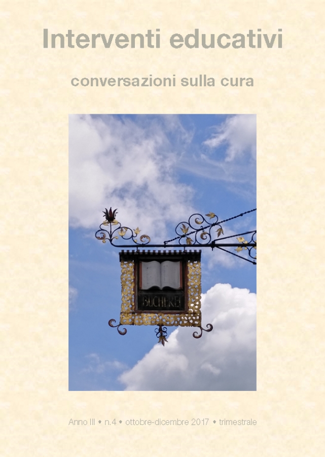 Interventi Educativi #4-2017 – Lettera ai lettori
