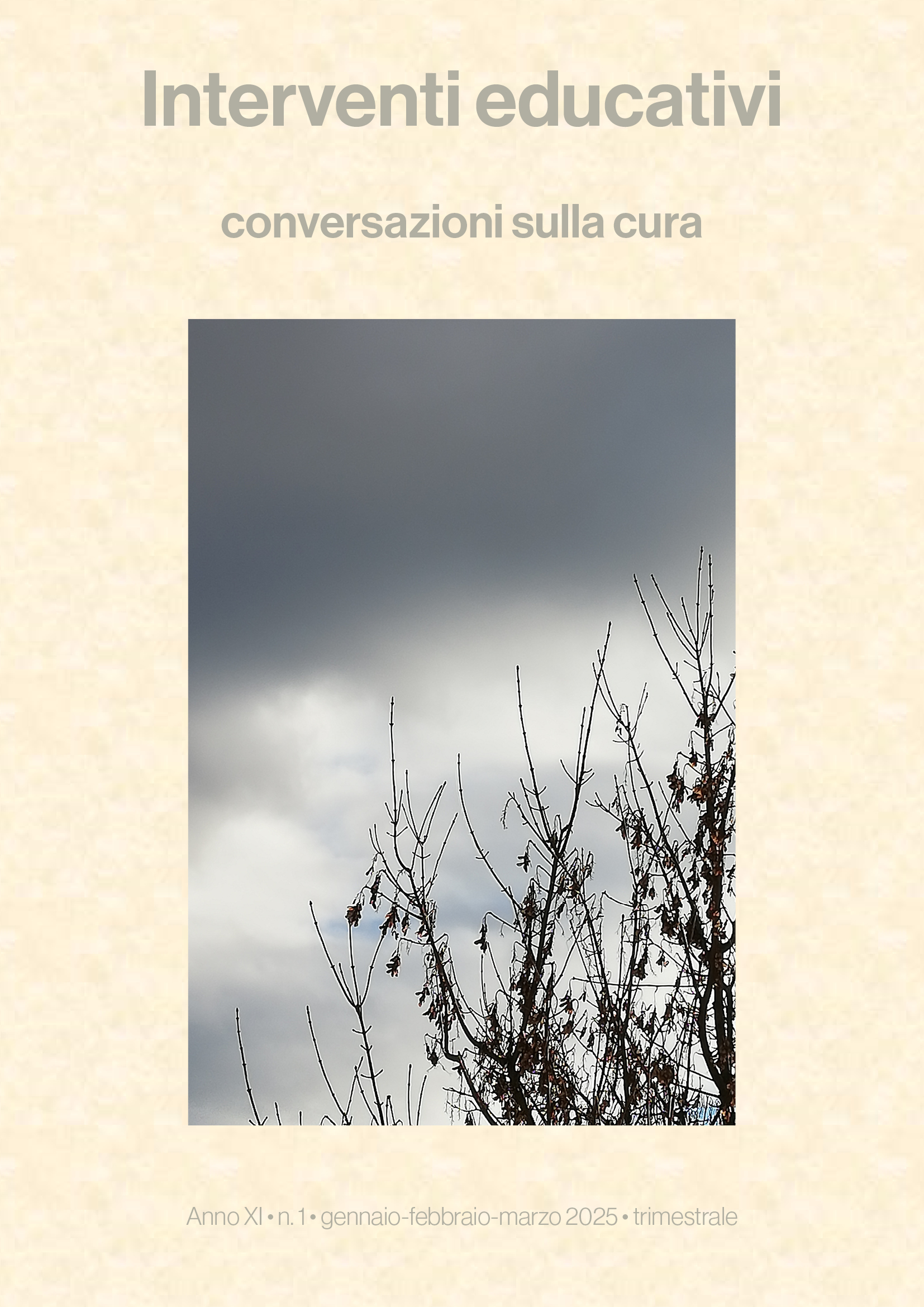 Interventi Educativi #1-2025 – Lettera ai lettori