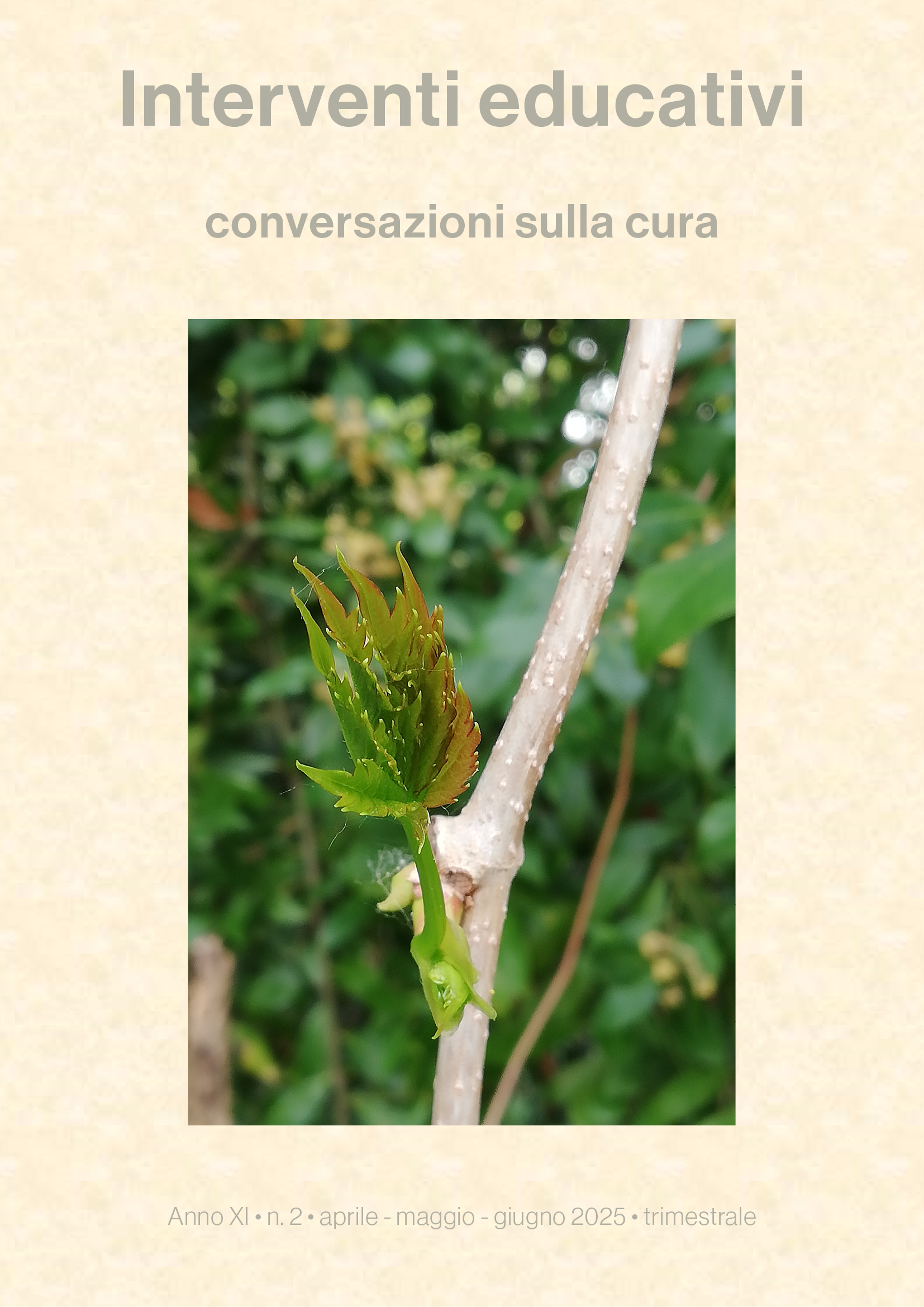 Interventi Educativi #2-2025 – Lettera ai lettori