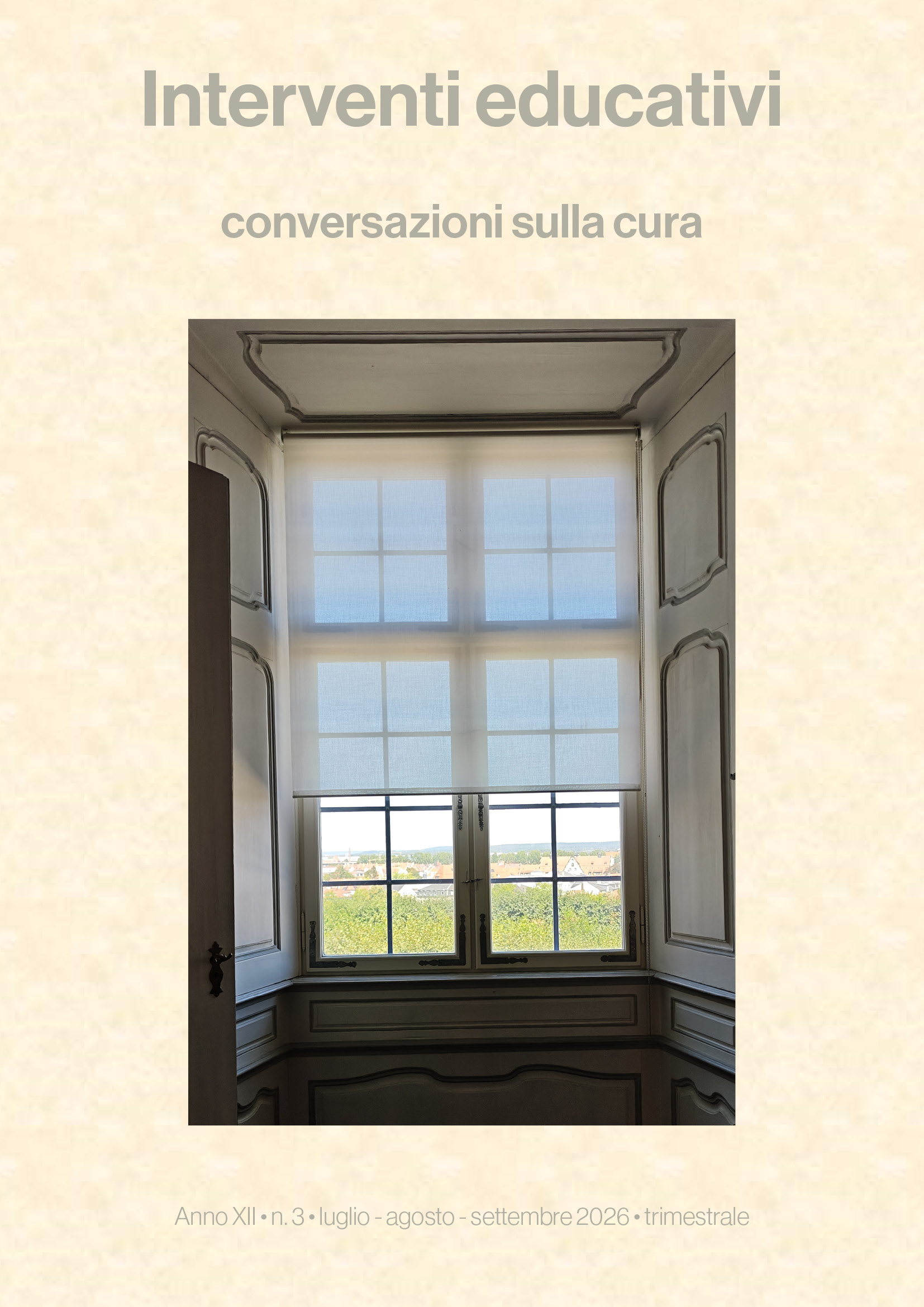 Interventi Educativi #3-2026 – Lettera ai lettori